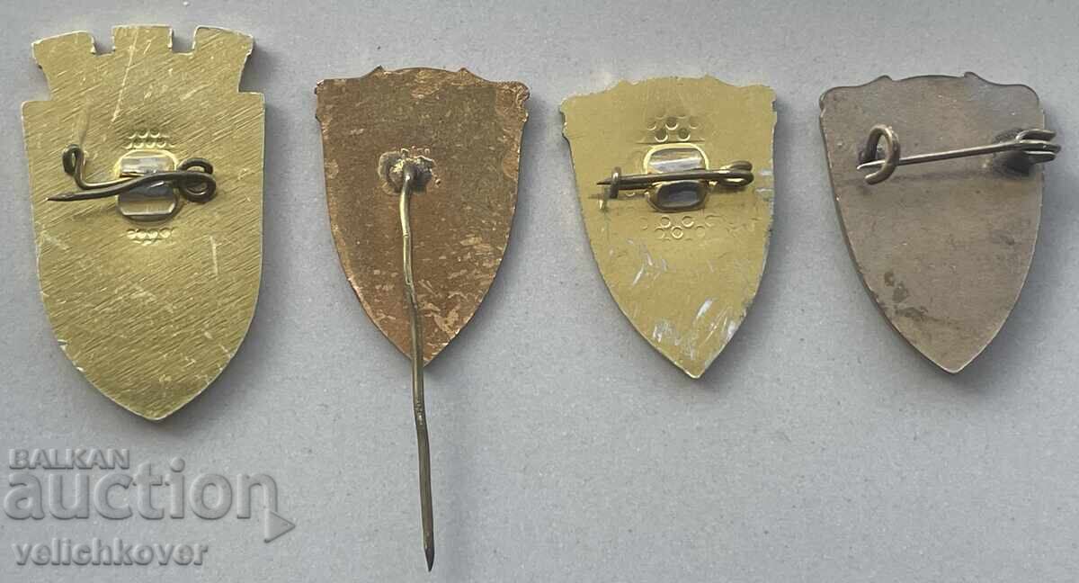 40533 Βουλγαρία 4 γραμματόσημα με θυρεό της πόλης Ρούσε με τιμή 15.00 BGN | € 7.67 40533 Βουλγαρία 4 γραμματόσημα με θυρεό της πόλης Ρούσε με τιμή 15.00 BGN | € 7.67