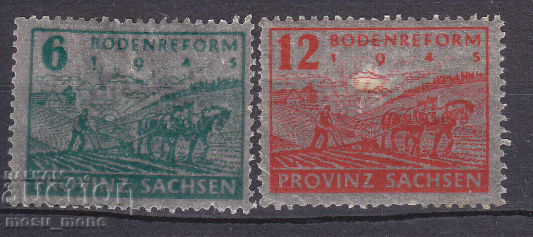 Руска зона, Германия 1946, Саксония