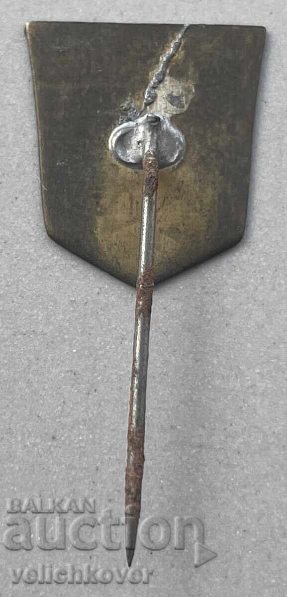 40544 Bulgaria sign with the coat of arms of the city of Kazanlak with price 5.00 BGN | € 2.56 40544 Bulgaria sign with the coat of arms of the city of Kazanlak with price 5.00 BGN | € 2.56