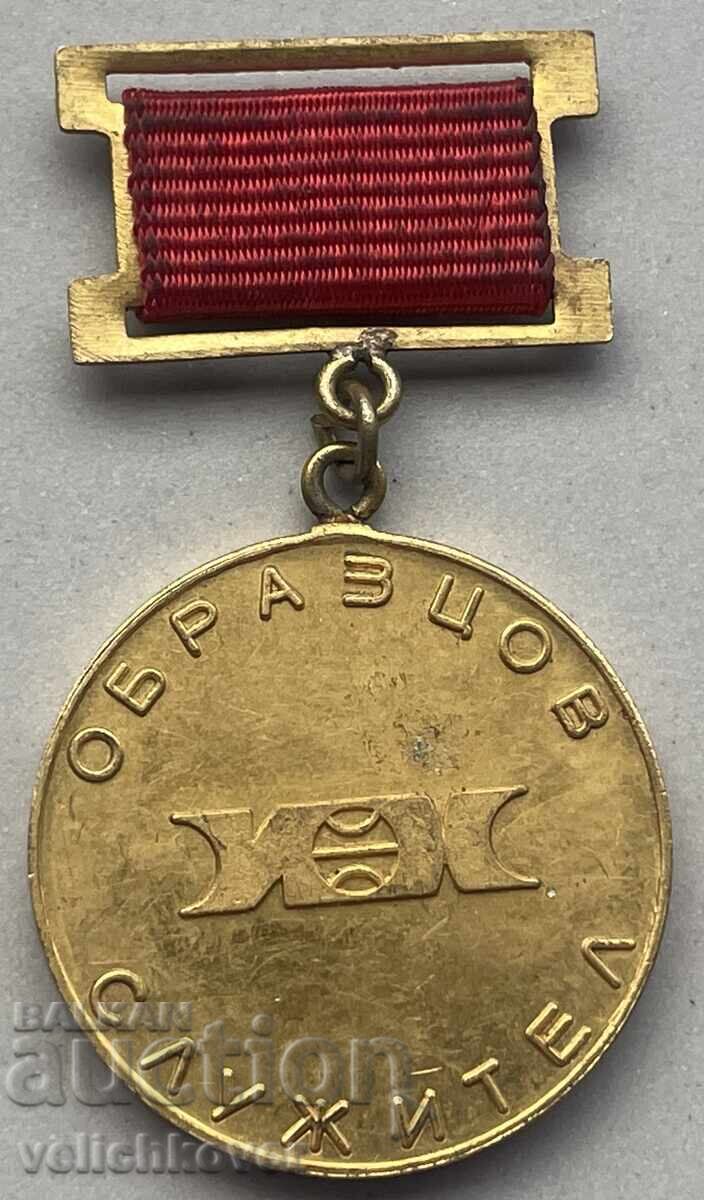 40548 Βουλγαρία μετάλλιο Υποδειγματικός υπάλληλος της Interhotels Balkan 40548 Βουλγαρία μετάλλιο Υποδειγματικός υπάλληλος της Interhotels Balkan