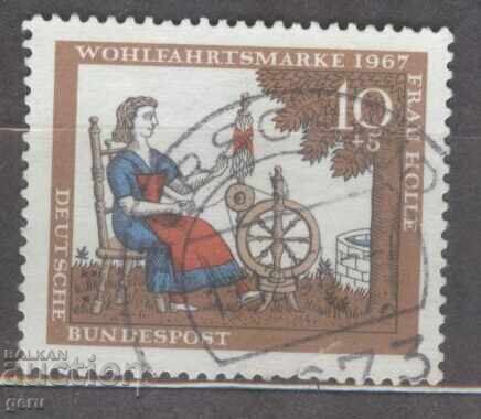 Germany BRD Federal Republic of Germany 1967 Michel 538 (o) 1f3
