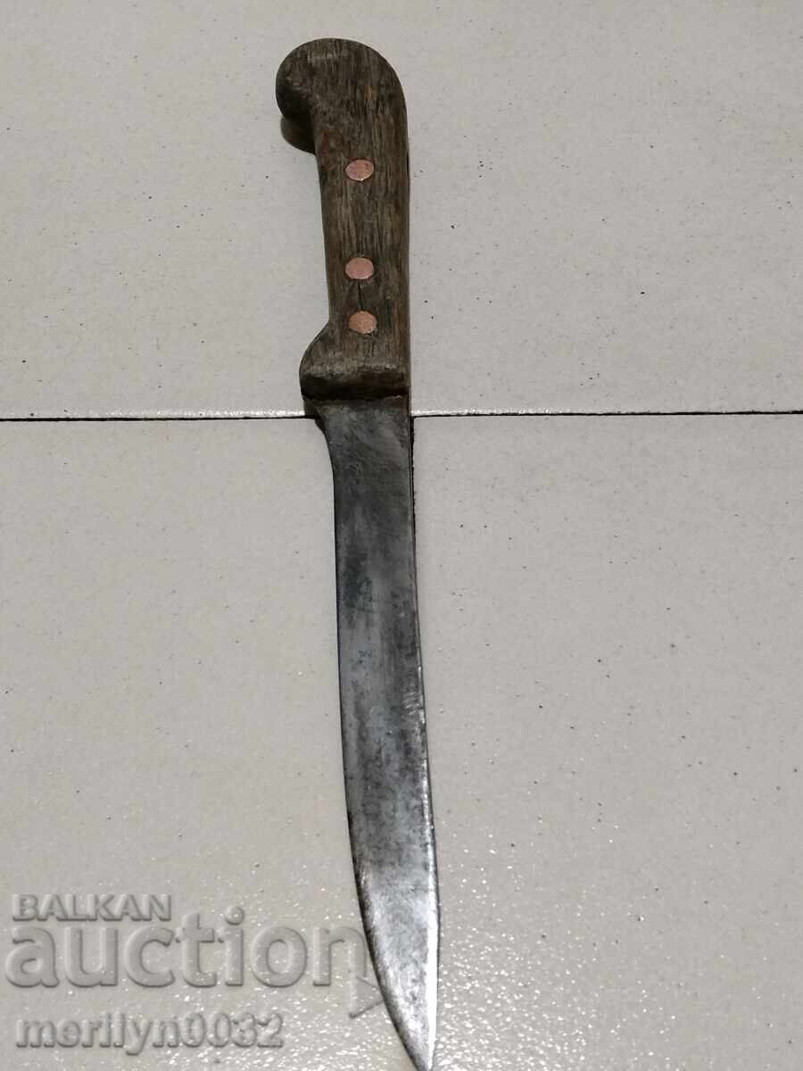 Auction  Old village knife without a sheath