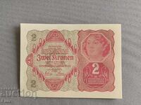 Bancnotă - Austria - 2 coroane UNC | 1922