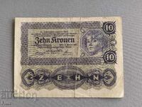 Банкнота - Австрия - 10 крони | 1922г.