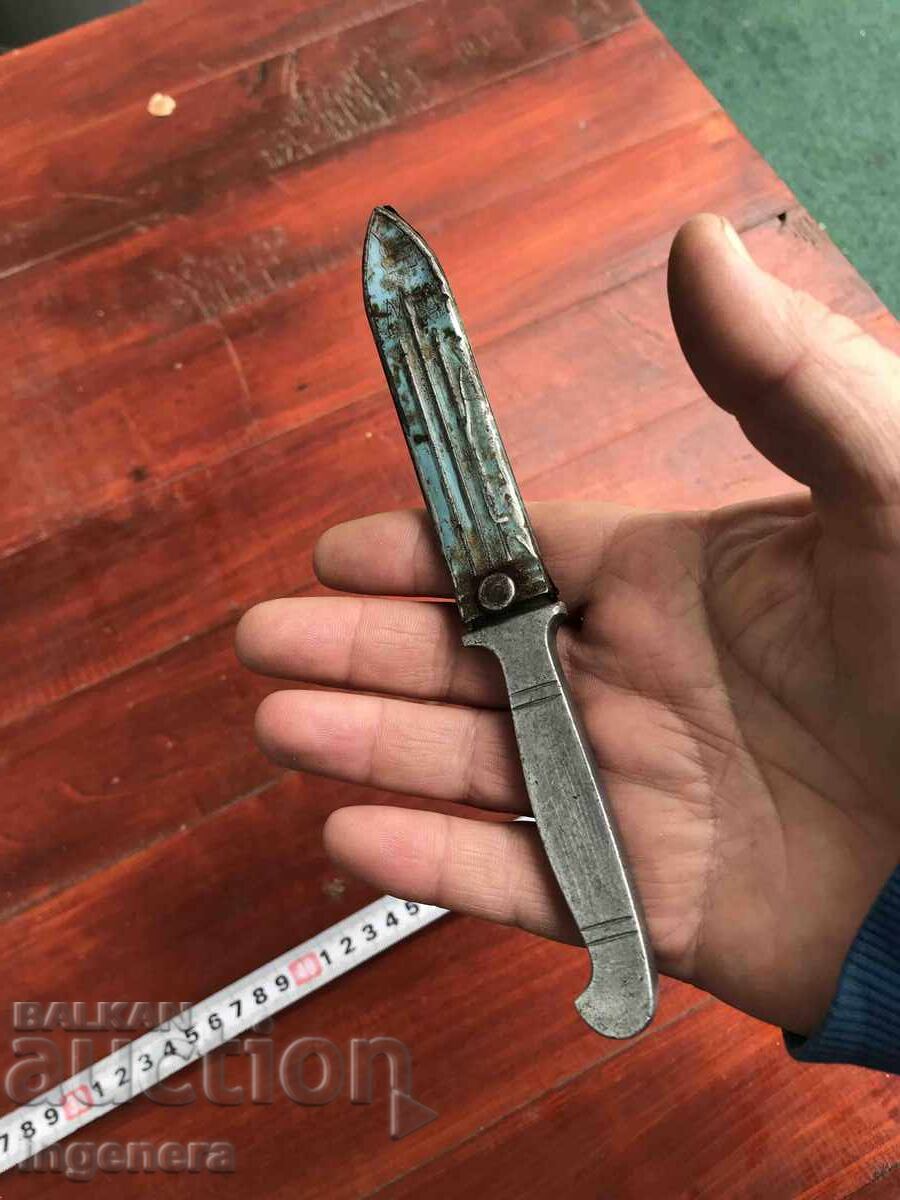 CUȚIT CUȚITAȘ DE PE VREME SOCIALISTĂ, CU TEACĂ - 5