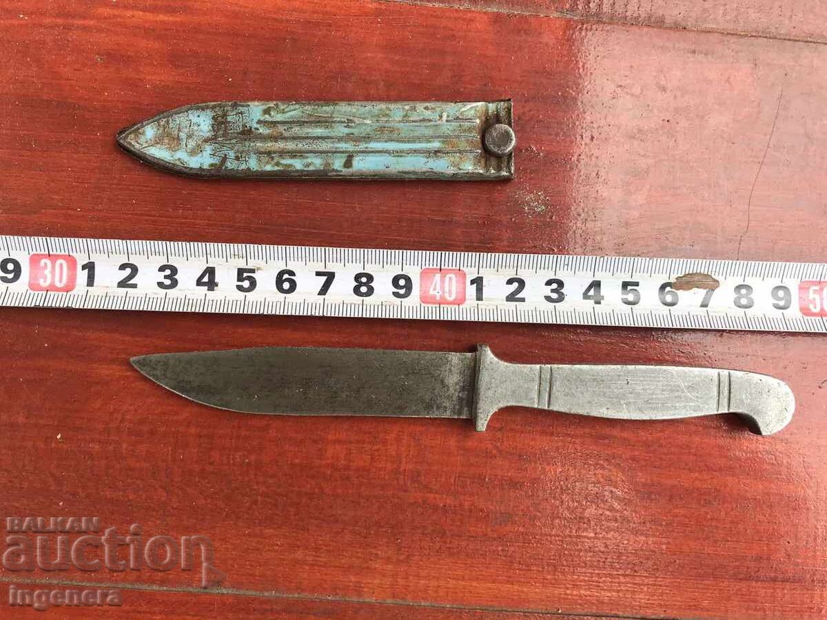 CUȚIT CUȚITAȘ DE PE VREME SOCIALISTĂ, CU TEACĂ