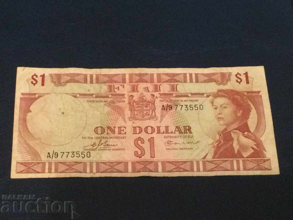 Fiji 1 Dollar 1969 Elizabeth Fiji 1 Dollar 1969 Elizabeth