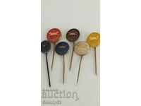 6 buc. insigne de la Jugobanka-Iugoslavia