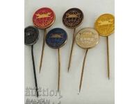 6 Jugobanka-Yugoslavia pins