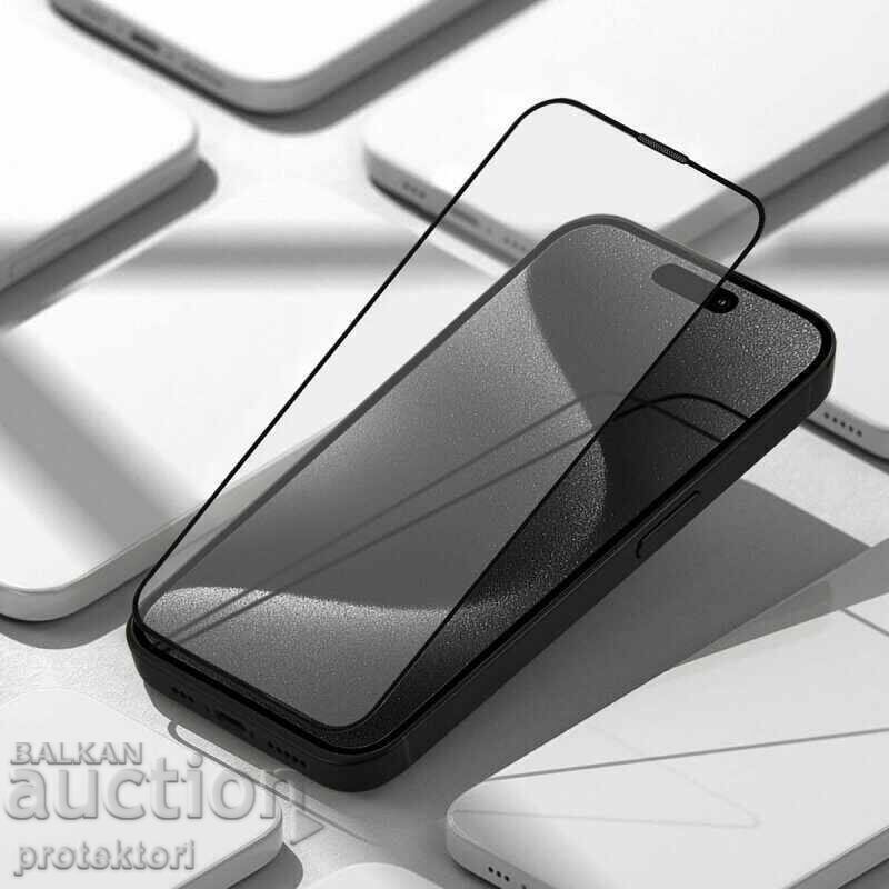 Δημοπρασία Θερμαινόμενο γυαλί OG Premium για iPhone 16 Pro 6,3" μαύρο πλαίσιο