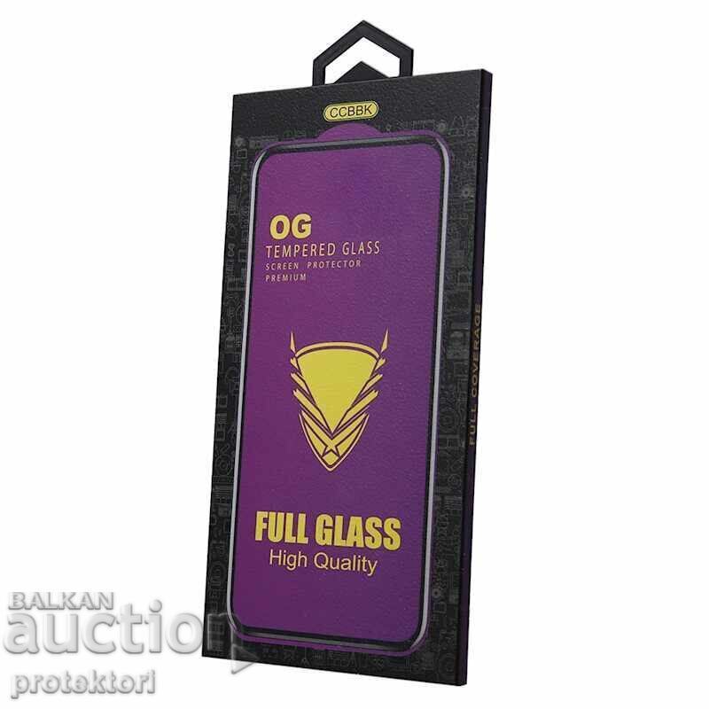 OG Premium Tempered Glass for iPhone 16 Pro 6.3" Black Frame