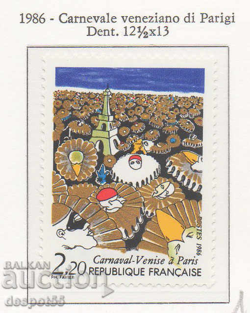 1986. Franța. Carnavalul Venețian la Paris