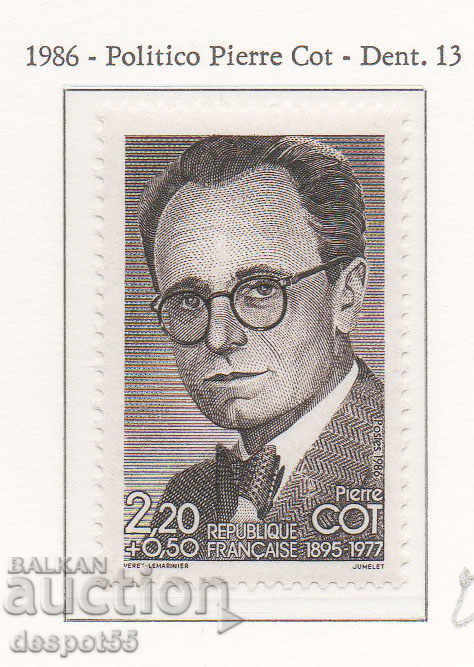 1986. France. Pierre Cot, Politician