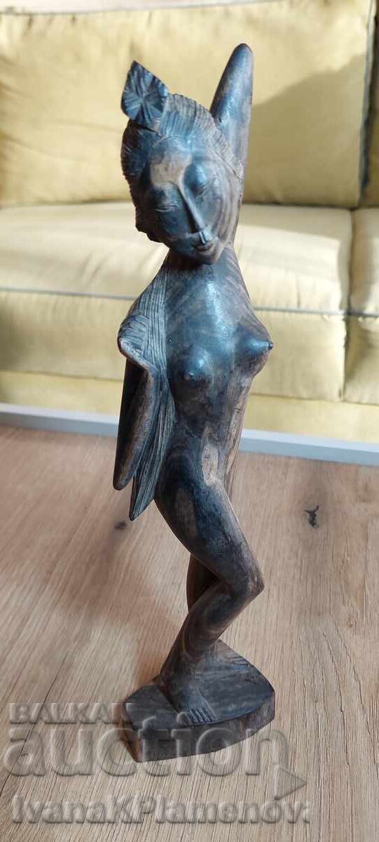 Sculptură în lemn pentru cunoscători, înălțime 32cm