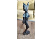 Sculptură în lemn pentru cunoscători, înălțime 32cm