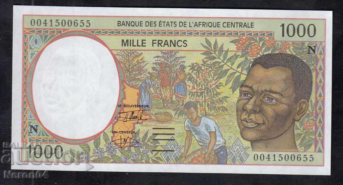 1000 франка 2000, Екваториална Гвинея 1000 франка 2000, Екваториална Гвинея