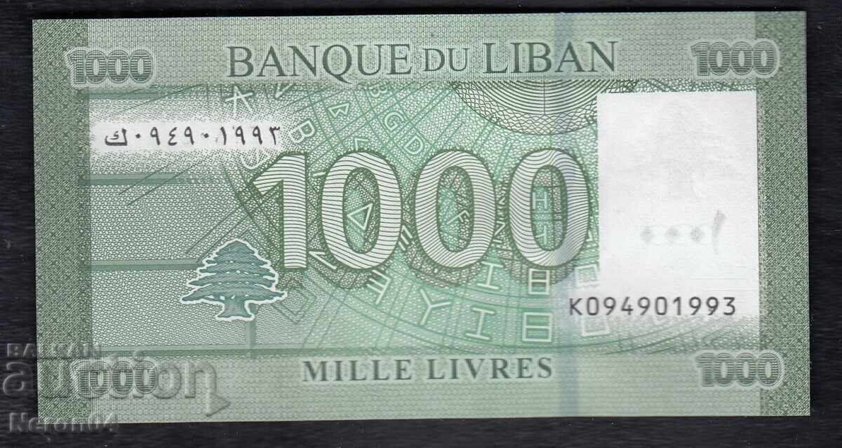 1000 ливри 2016, Ливан 1000 ливри 2016, Ливан