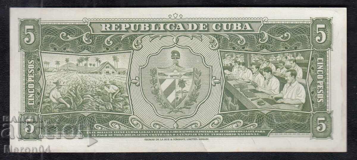 5 Pesos 1960 (signature of Che Guevara), Cuba with price 79.99 BGN | € 40.90