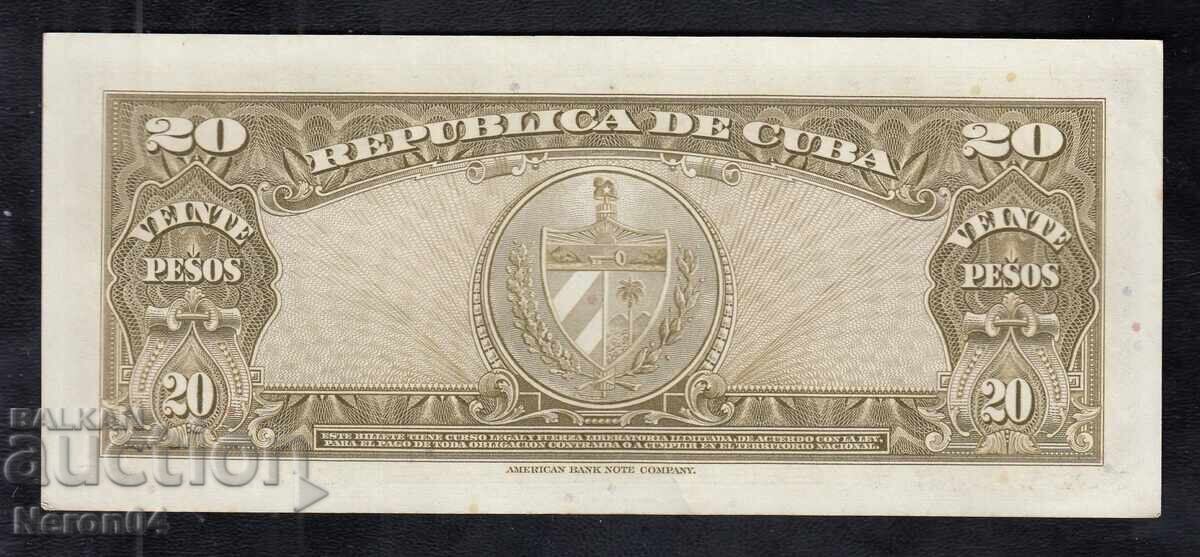 20 Pesos 1960 (signature of Che Guevara), Cuba with price 79.99 BGN | € 40.90