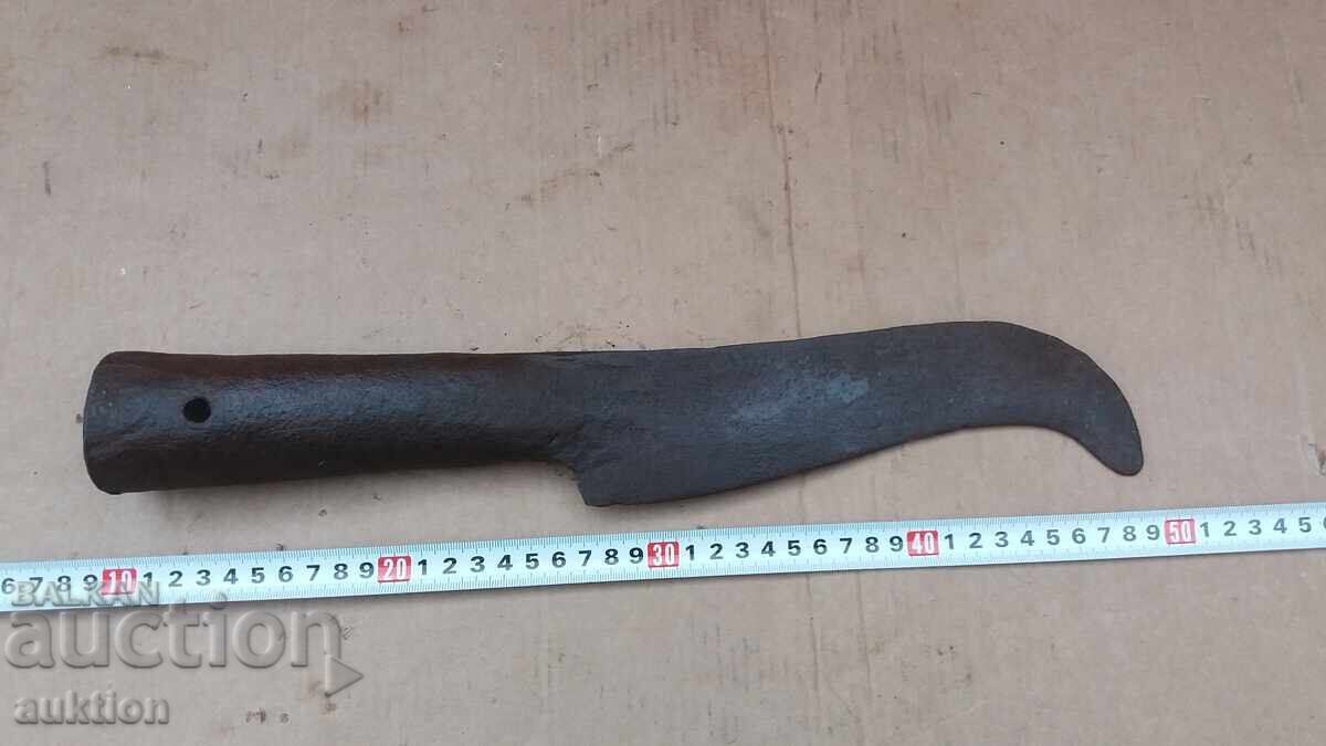 Auction  Forged Revival Sickle, Axe, Tool