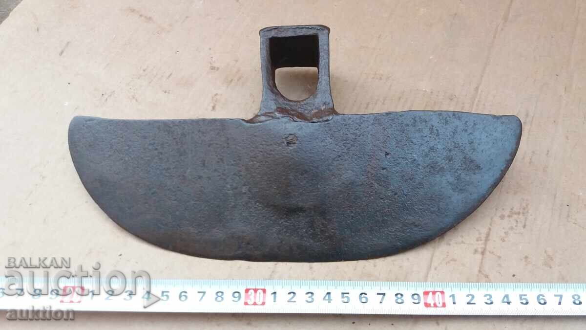 OLD MASSIVE FORGED HOE with price 3.99 BGN | € 2.04 OLD MASSIVE FORGED HOE with price 3.99 BGN | € 2.04