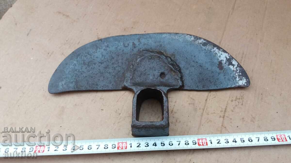 OLD MASSIVE FORGED HOE - 5 OLD MASSIVE FORGED HOE - 5