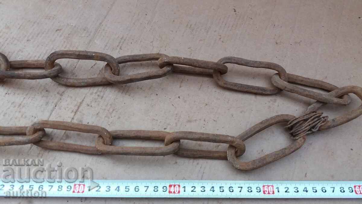 OLD WROUGHT IRON REVIVAL FIREPLACE HOOK - CHAIN with price 19.99 BGN | € 10.22 OLD WROUGHT IRON REVIVAL FIREPLACE HOOK - CHAIN with price 19.99 BGN | € 10.22