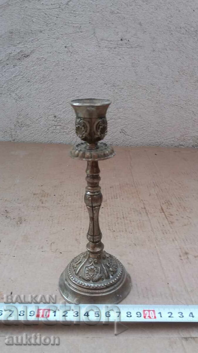 STAR DEBELO SILVER-PLATED CANDLESTICK