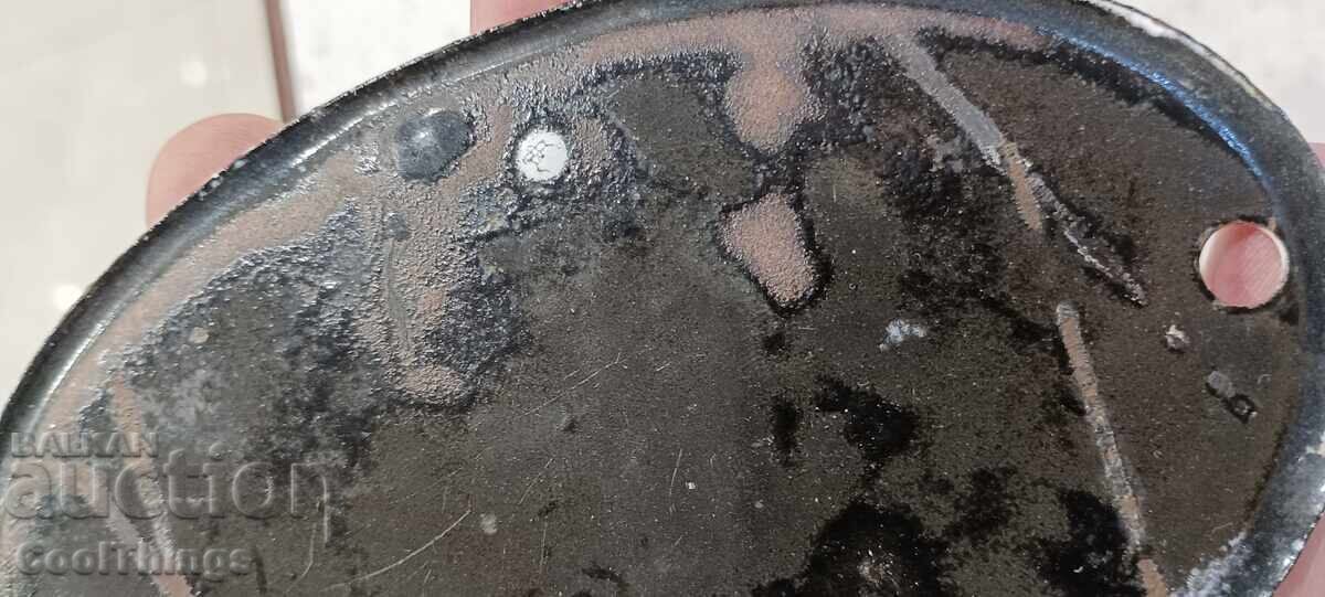 Old enameled sign for a vintage motorcycle - 6 Old enameled sign for a vintage motorcycle - 6