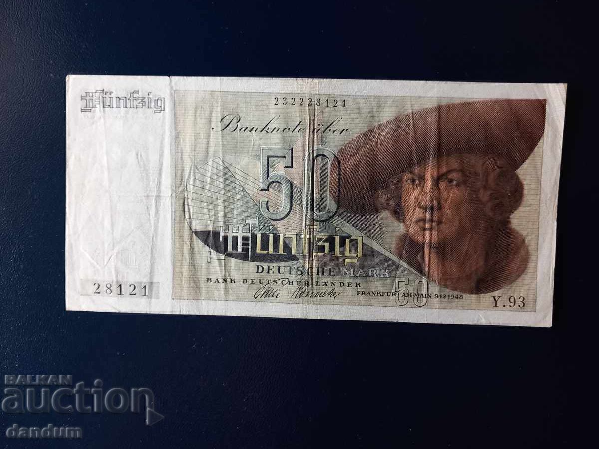 50 mărci Germania 09.12.1948