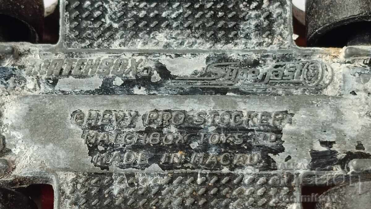 Model CHEVY PRO STOCKER MATCHBOX Made in Macao - 6 Model CHEVY PRO STOCKER MATCHBOX Made in Macao - 6