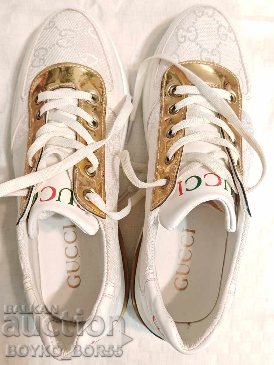 Adidași originali de damă GUCCI, mărimea 38, Italia - 5