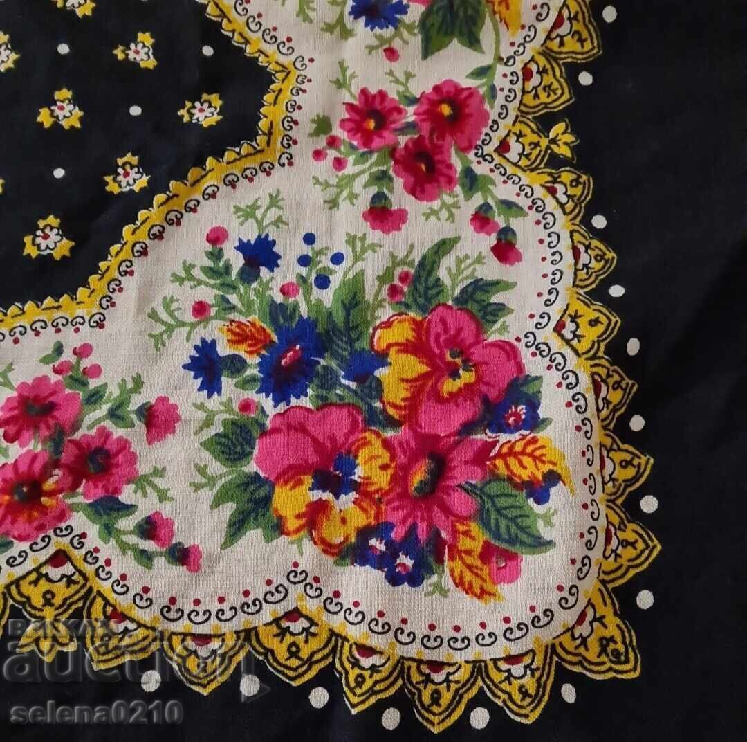 Auction  Original Russian headscarf with label from the 80s
