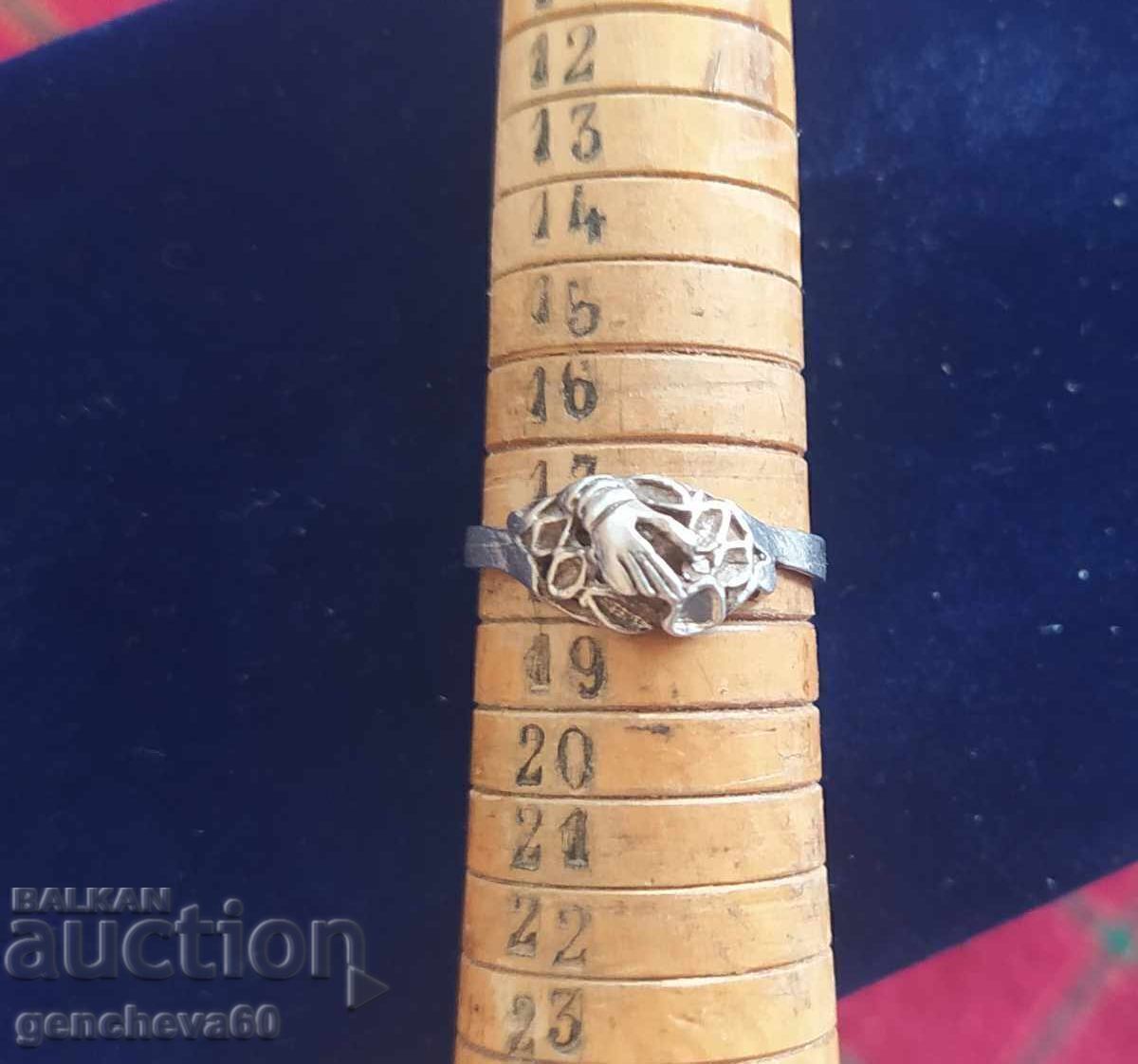 Rare Revival Period Silver Ring, 800 Grade - 5