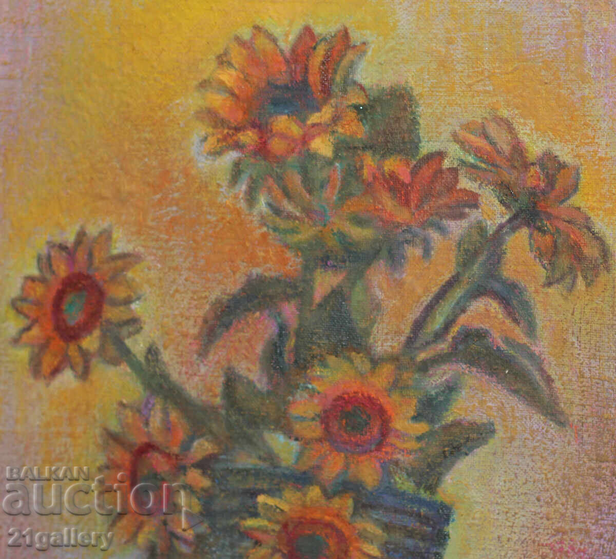 Delivery of Elka Naydenova (1932 – 2016) Still Life with Flowers Delivery of Elka Naydenova (1932 – 2016) Still Life with Flowers