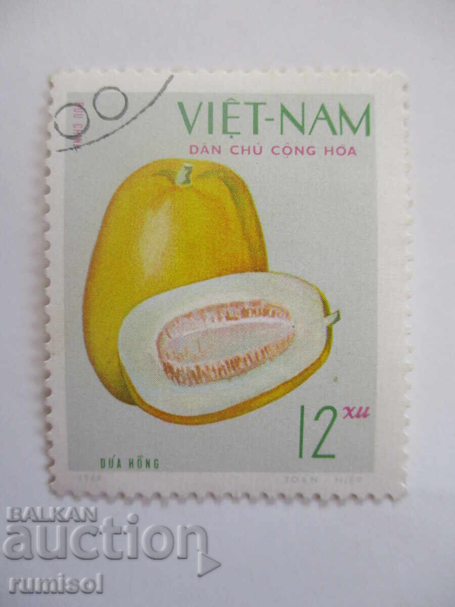 Пощенска марка - Dan Chu Cong Hoa - Dua Hung