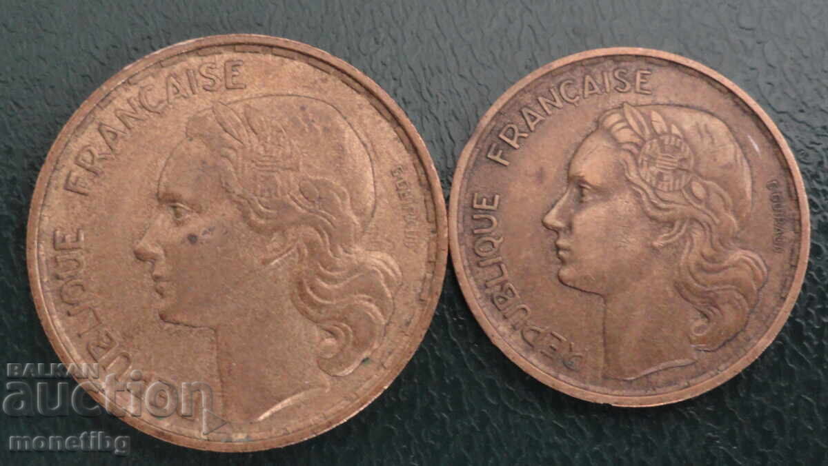 Доставка на Франция 1953г. - 20 и 50 франка (В)