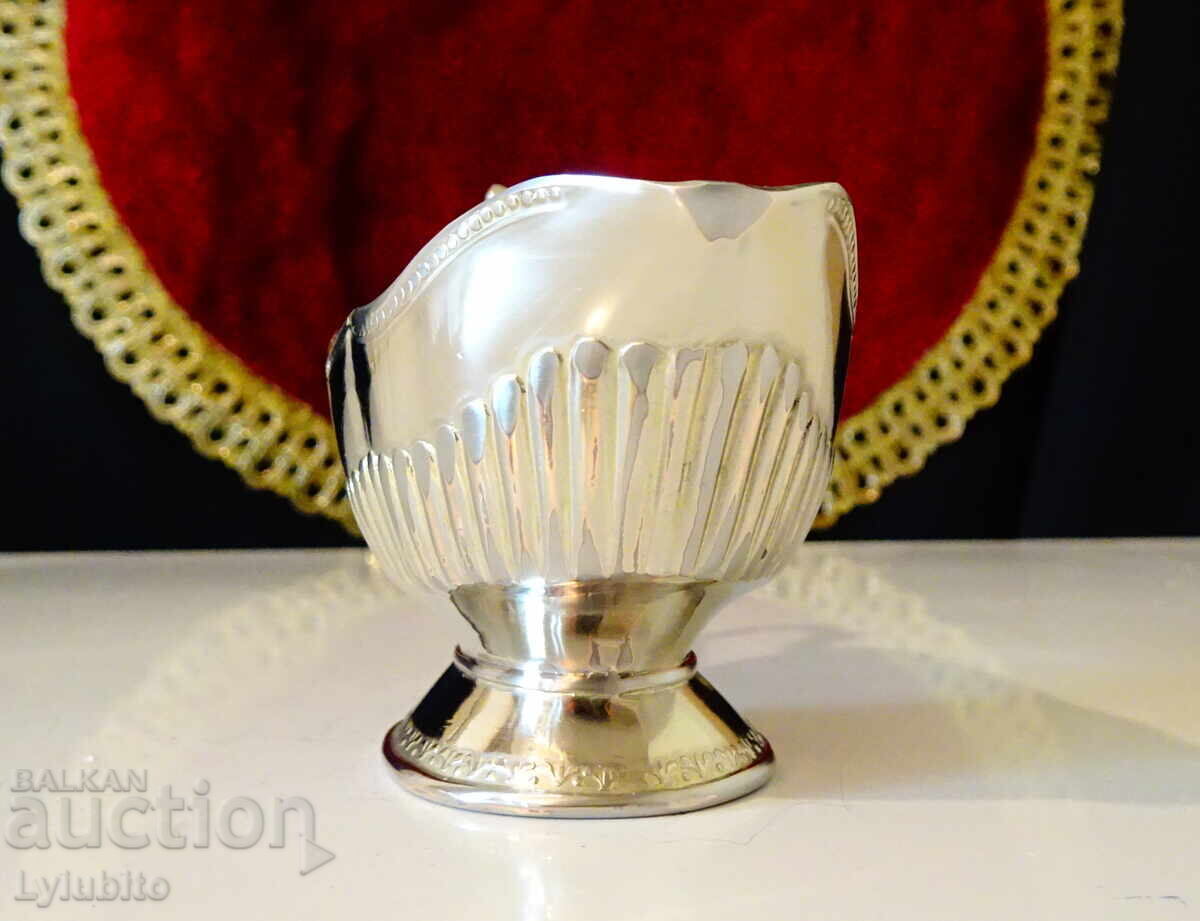 Ασημένια ιταλική σαλτσιέρα, μουσταρδιέρα - 5 Ασημένια ιταλική σαλτσιέρα, μουσταρδιέρα - 5