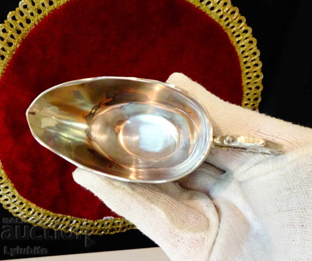 Ασημένια ιταλική σαλτσιέρα, μουσταρδιέρα - 6 Ασημένια ιταλική σαλτσιέρα, μουσταρδιέρα - 6