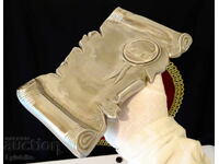 Plachetă germană, panou din cositor pur 620 gr