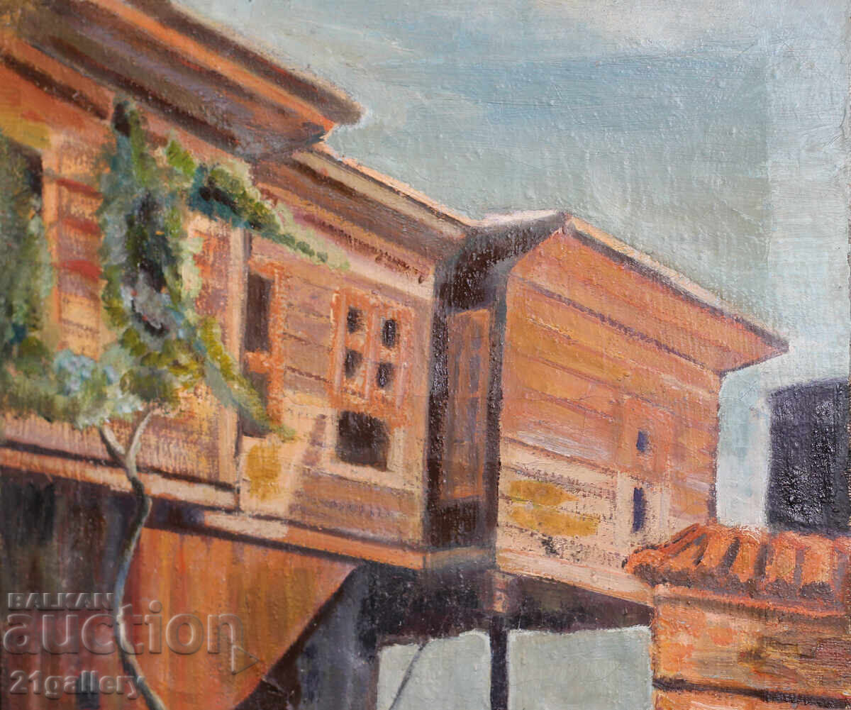 Delivery of Rural landscape, old oil painting Delivery of Rural landscape, old oil painting