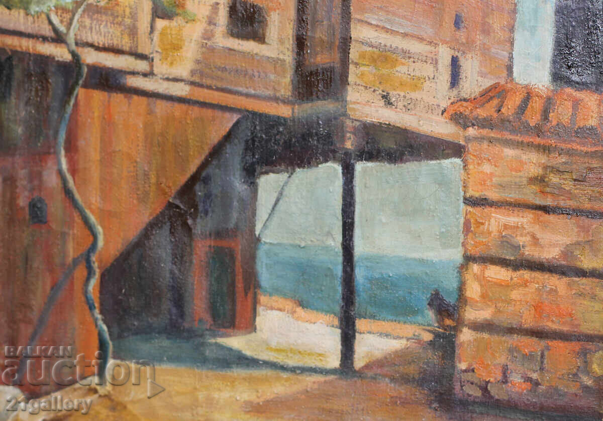 Rural landscape, old oil painting - 6 Rural landscape, old oil painting - 6