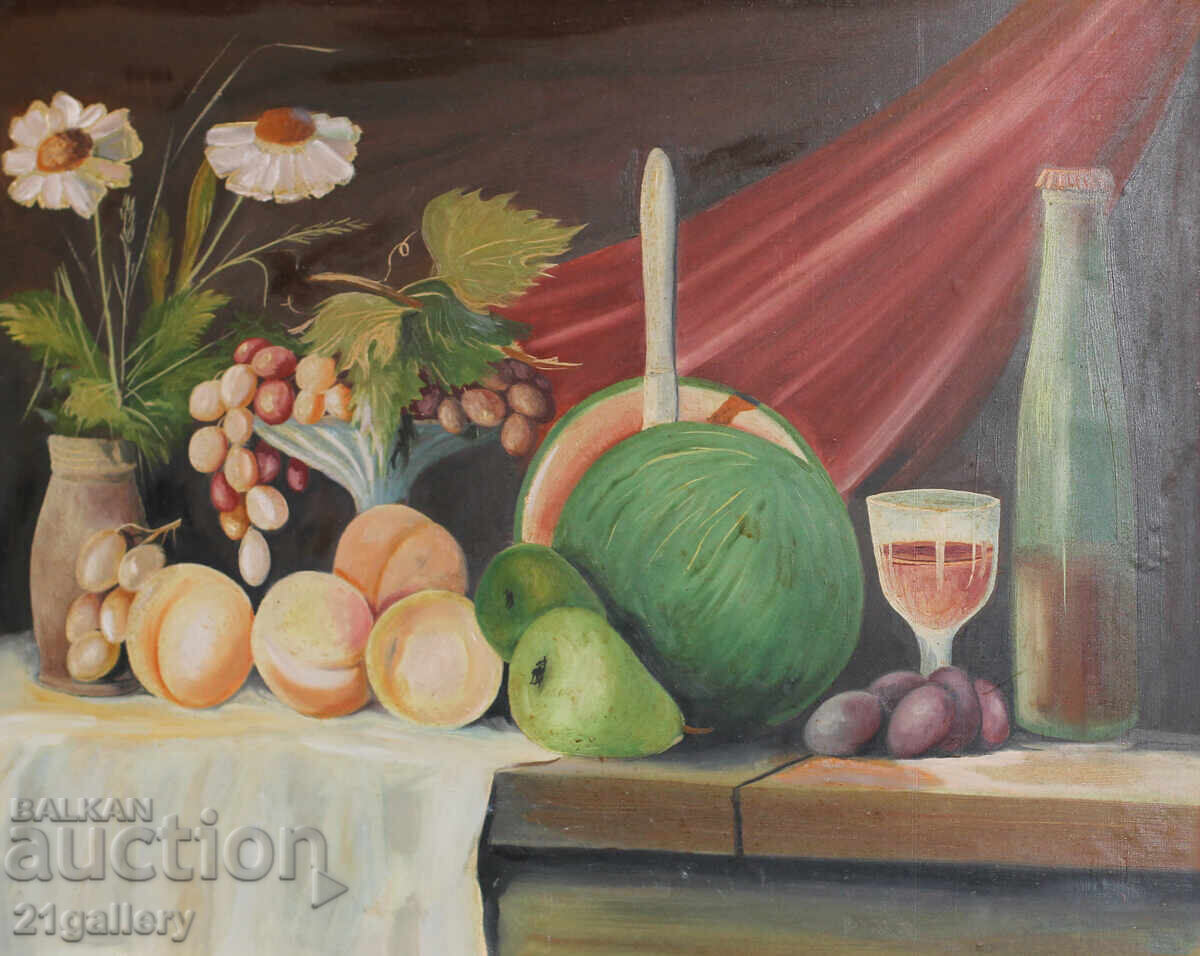 Still life with flowers oil painting with price 400.00 BGN | € 204.52 Still life with flowers oil painting with price 400.00 BGN | € 204.52