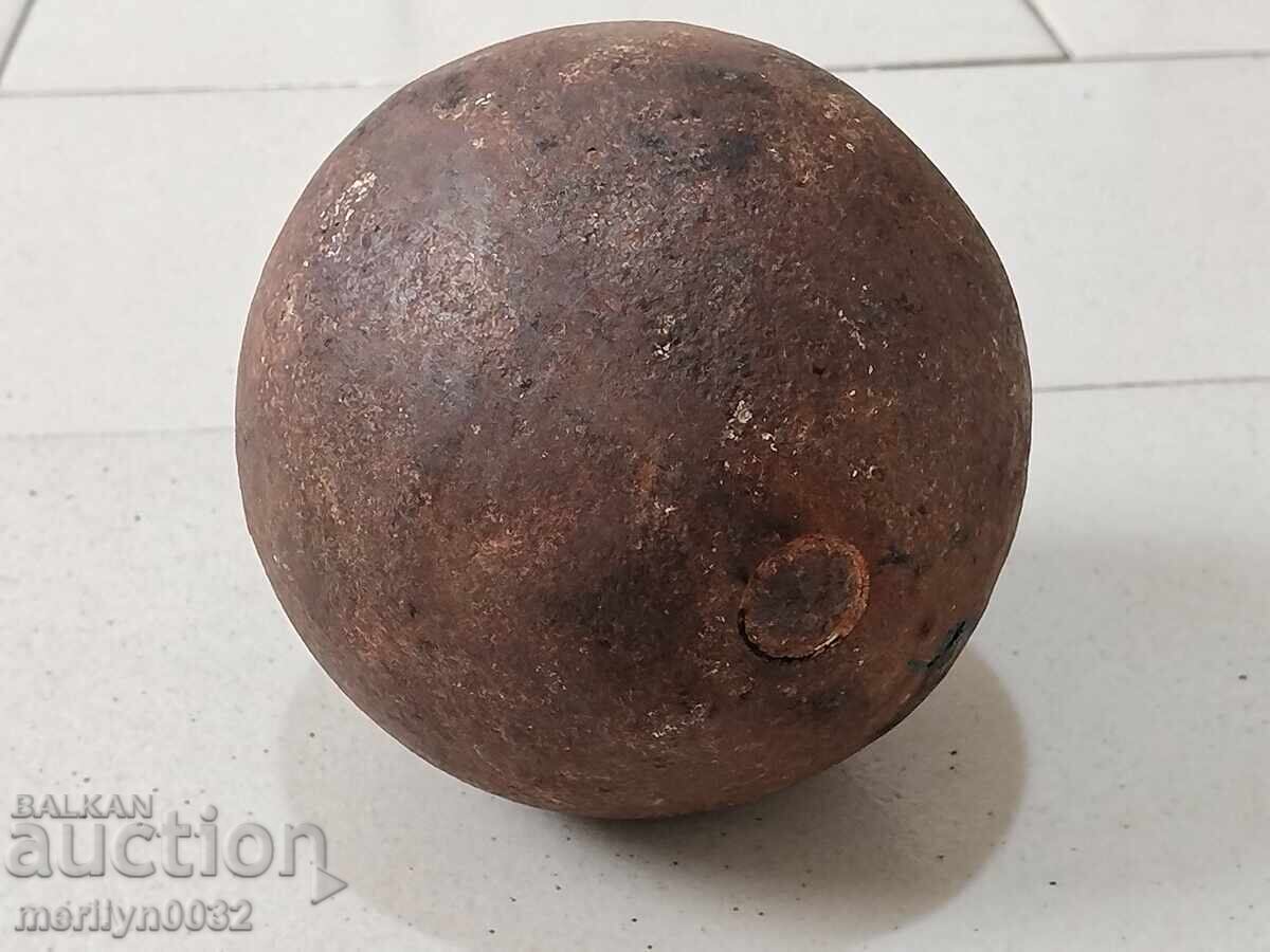 Old cannonball cannon mortar, bombard Crimean War RTOV with price 54.00 BGN | € 27.61