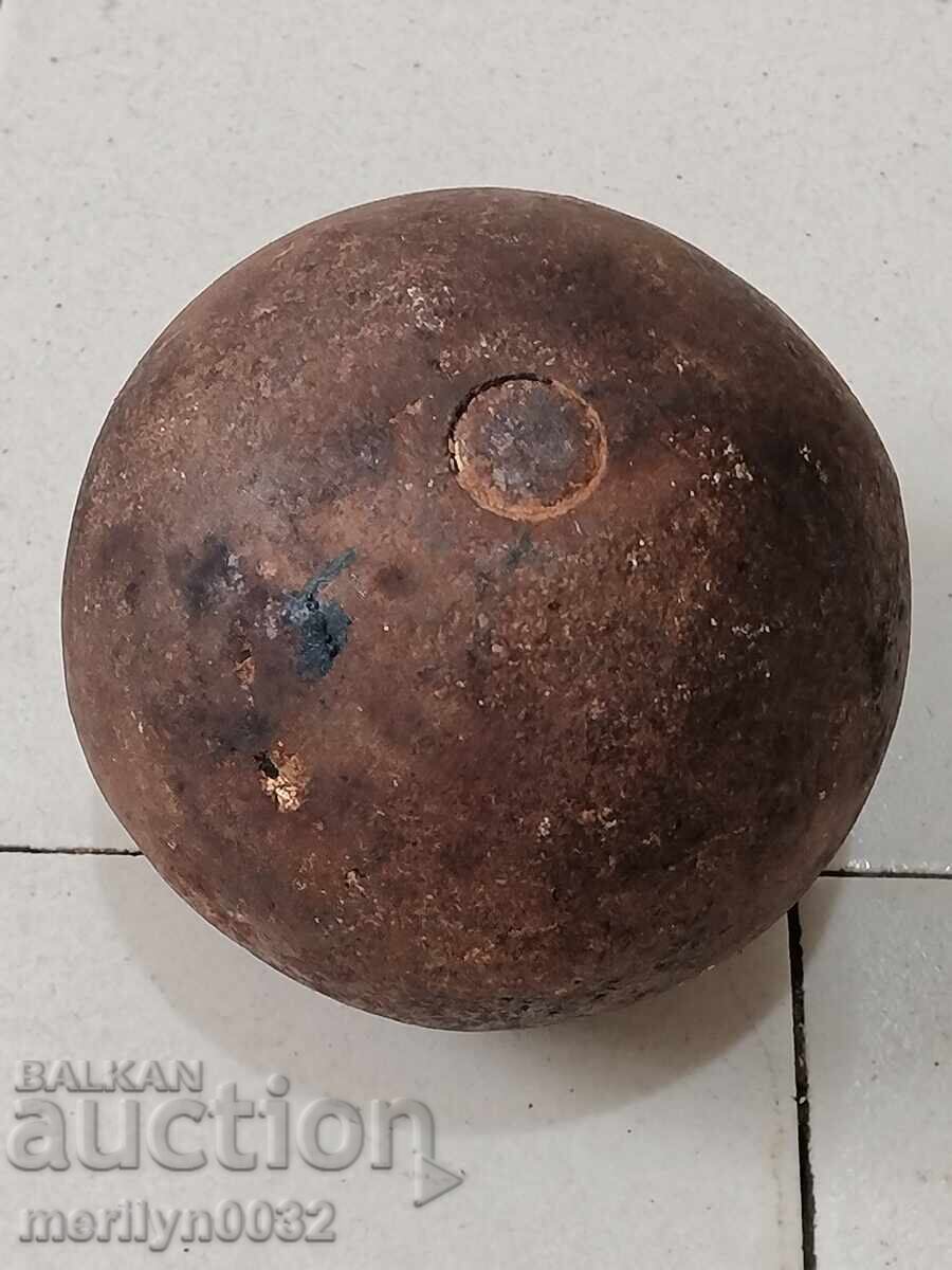 Old cannonball cannon mortar, bombard Crimean War RTOV