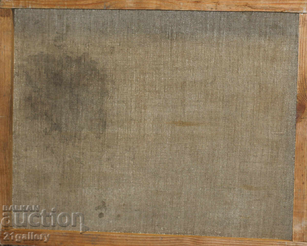 Factory, old oil painting - 7 Factory, old oil painting - 7