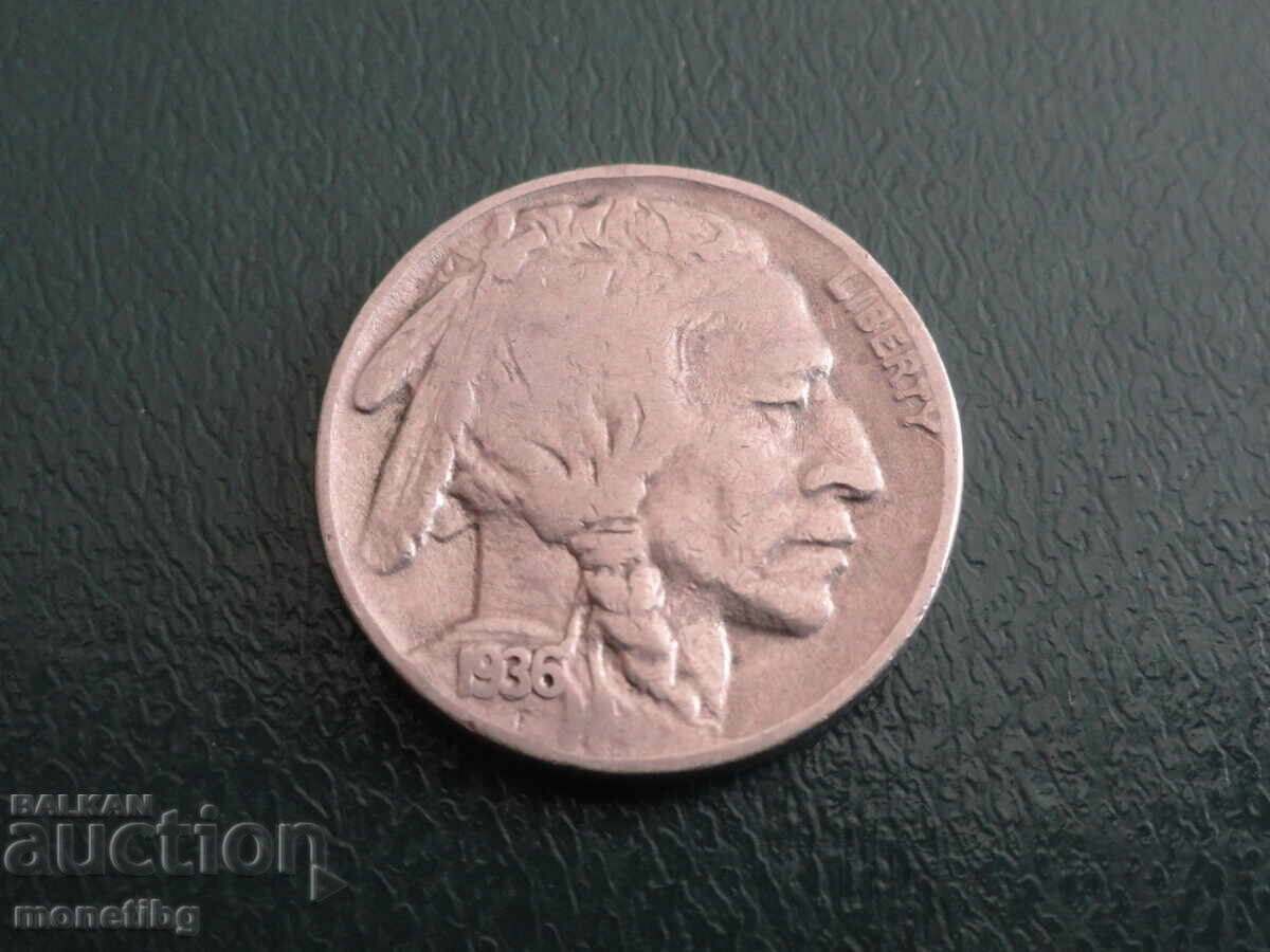 Auction USA 1936 - 5 cents (m) Auction USA 1936 - 5 cents (m)