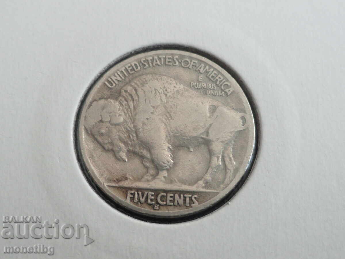 Παράδοση ΗΠΑ 1936 - 5 σεντ (S) (m)