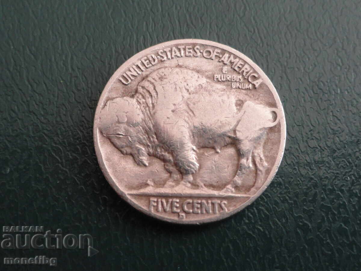 Livrarea SUA 1937 - 5 cenți D (m)