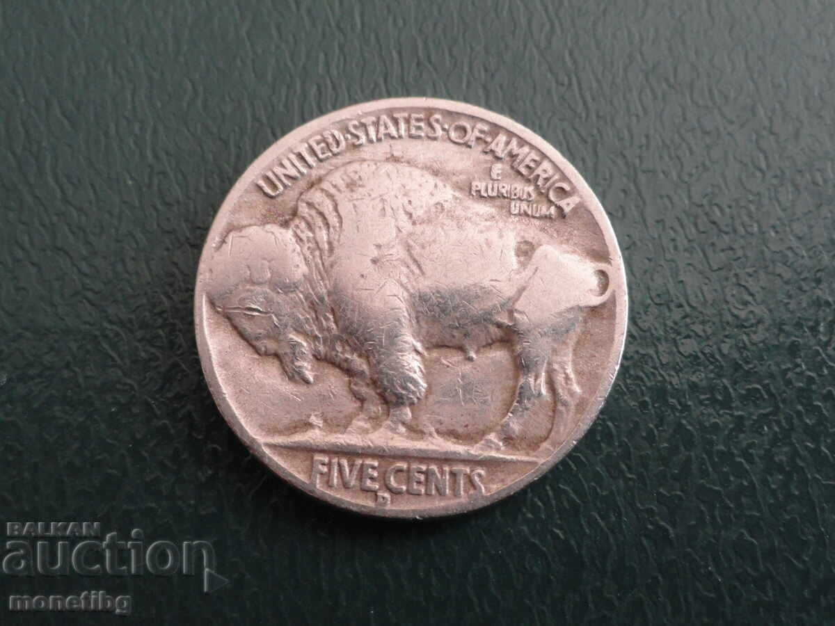 SUA 1937 - 5 cenți D (m) - 6 SUA 1937 - 5 cenți D (m) - 6